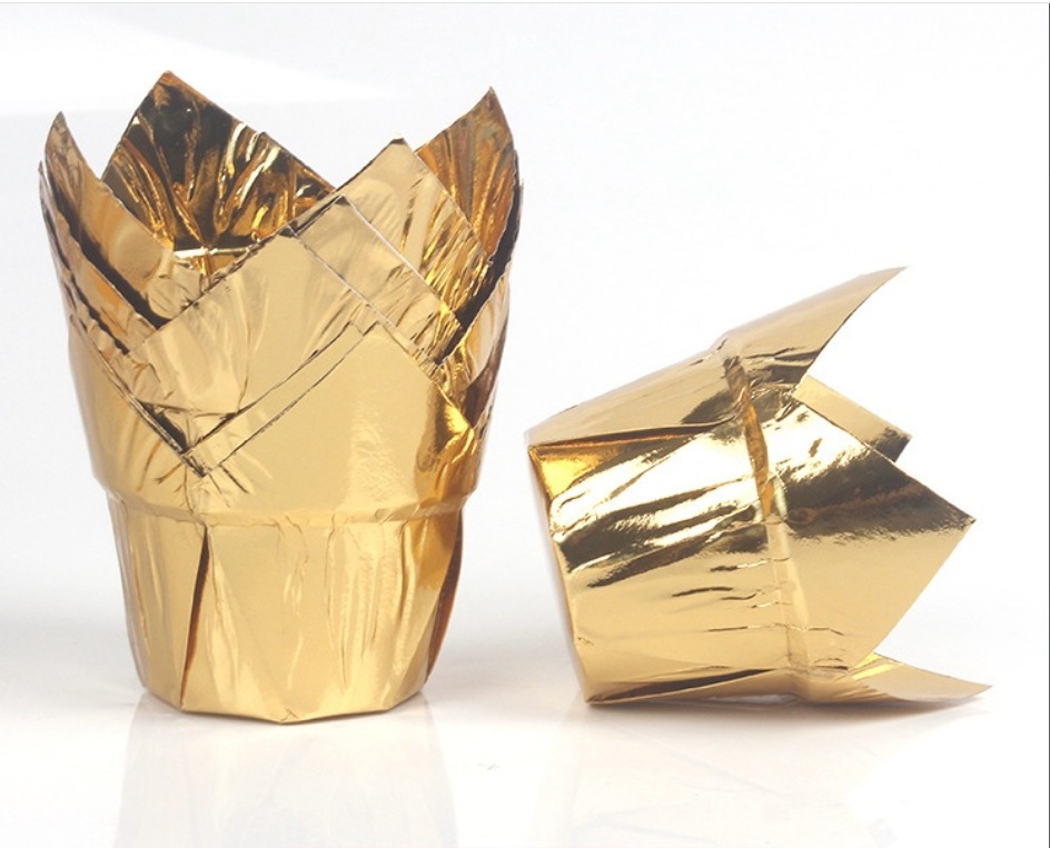 Metallic Foil Cupcake Wrappers